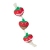 PetShop by Fringe Studio dog toys Covered With Love Dipped Strawberry Rope Plush Squeak Dog Toy