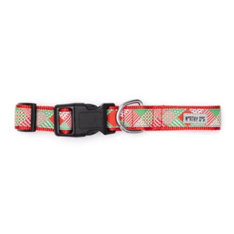 The Worthy Dog COLLARS Christmas Holiday Americana Dog Collar
