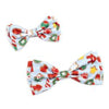 The Worthy Dog Collars Cookies for Santa Paws Holiday Bow Tie Pet Collar Attachment - 2 Sizes