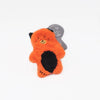 ZippyPaws dog toys Halloween Bonez 2 in 1 Plush Orange Zombie Cat Dog Toy