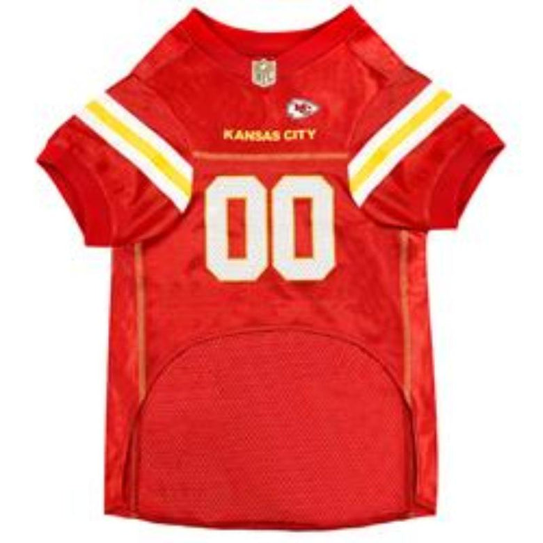 Pets First Tee's Kansas City Chiefs Mesh Dog Jersey