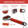 Warren London Pet Combs & Brushes Dematting Rake Brush for Dogs and Cats