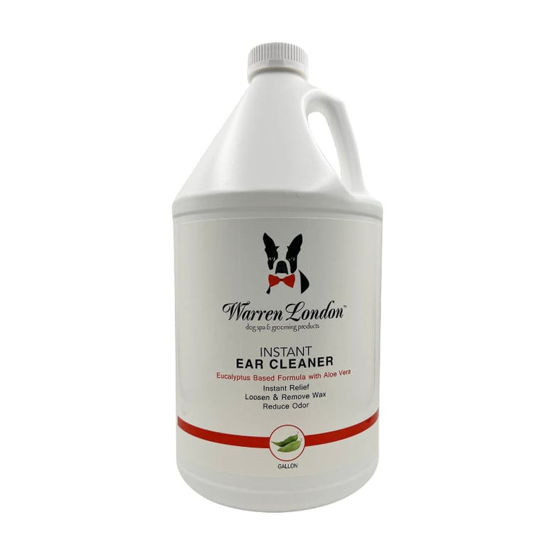 Warren London Spa Product 1 Gallon Instant Ear Cleaner For Dogs 12 oz or 1 gallon - Professional Size - Removes Wax and Odor