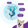Outward Hound dog toys Stuff N' Snuffle Blue Elephant Interactive Plush Dog Toy