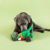 Petshop by Fringe Studio dog toys Fiesta Saurus Mustache Rex Plush Squeak Dog Toy