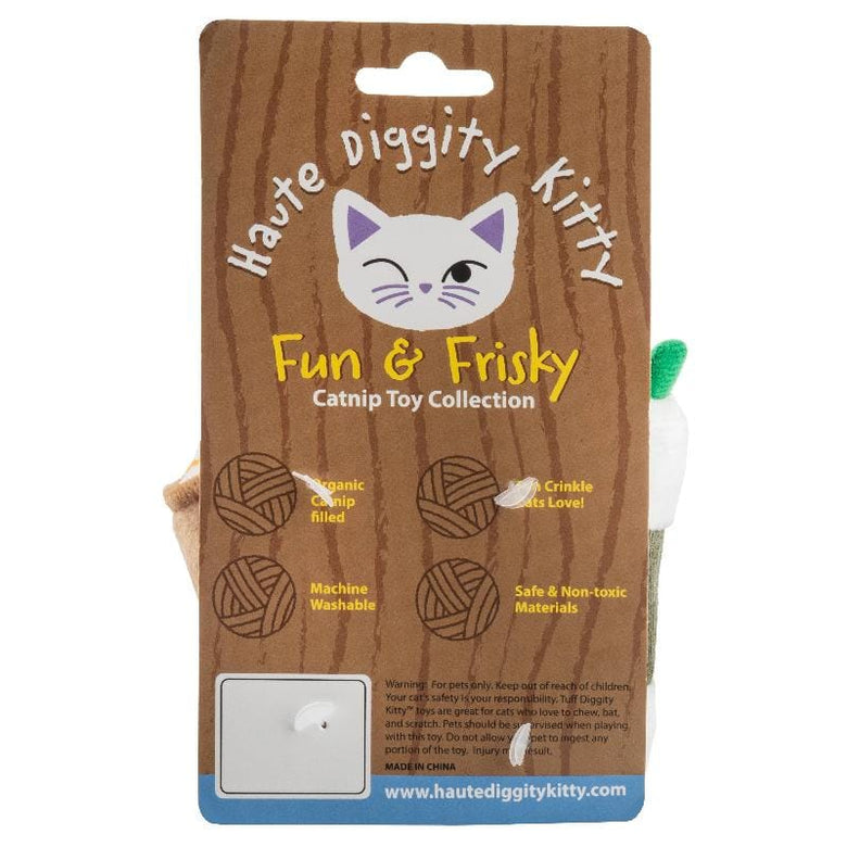 Haute Diggity Dog Cat Toys Meowbucks Cat Toys - 2 Pc