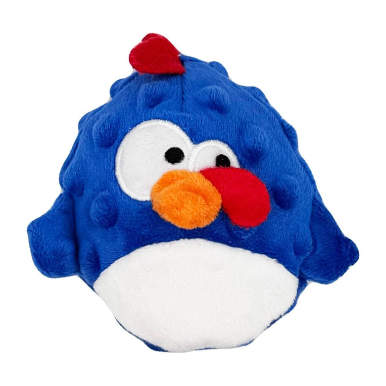 Huxley & Kent Dog Toys Tiny Tuff Chicken Gordon Bleu Plush Squeaky Dog Toy
