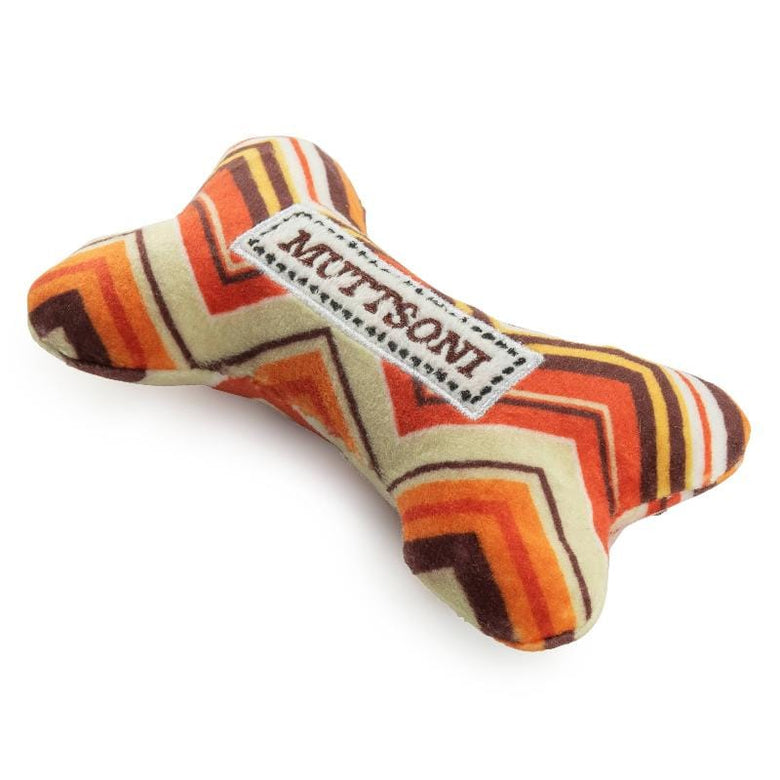 Haute Diggity Dog dog toys Muttsoni Bone Squeaker Plush Dog Toy