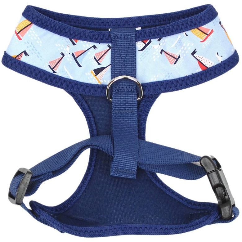 Parisian Pet® Harnesses Sailboats Freedom Ocean Blue Dog Harness