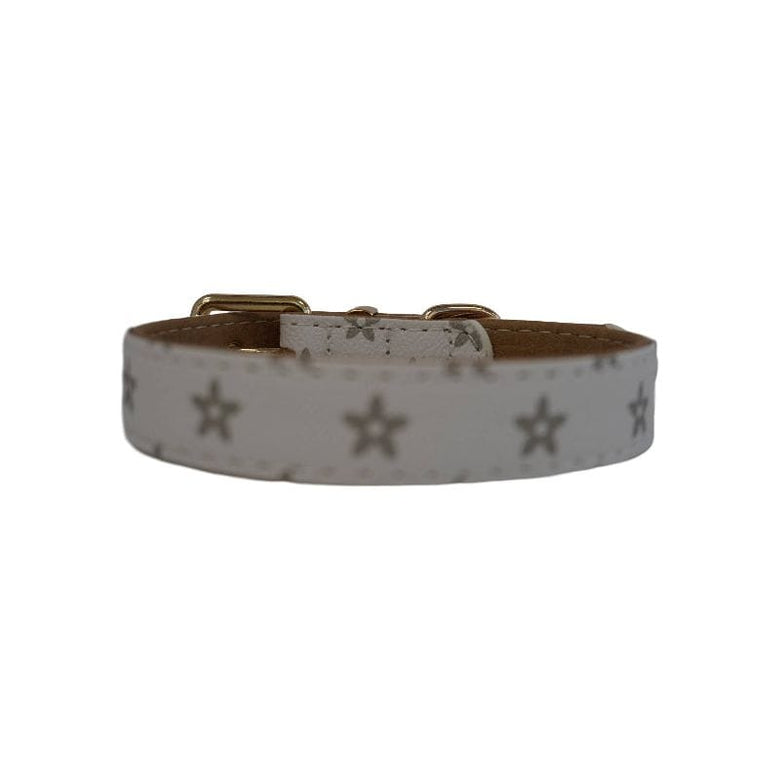 BARK by DOG Collars Tropez White Luxury Pet Collar