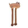 EcoZippy Christmas Holiday Crinkle Reindeer Plush Squeaky Jumbo Dog Toy