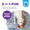 Outward Hound dog toys Fruity Findz Red Strawberry Interactive Ball Plush Dog Toy