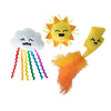 Petshop by Fringe Studio Cat Toys Purr-fect Weather Plush Summer Cat Toy Set - 3pc