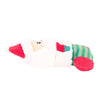 EcoZippy Christmas Holiday Santa Stocking Plush Squeaky Dog Toy