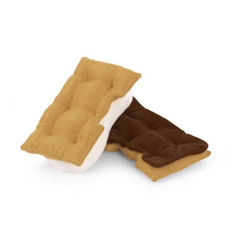 Camp Corbin Gimme S'mores Plush Squeaky Dog Toy