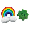 BARK dog toys Puppy Charms St. Patrick's Day Plush Dog Toy Set - 2 Pk
