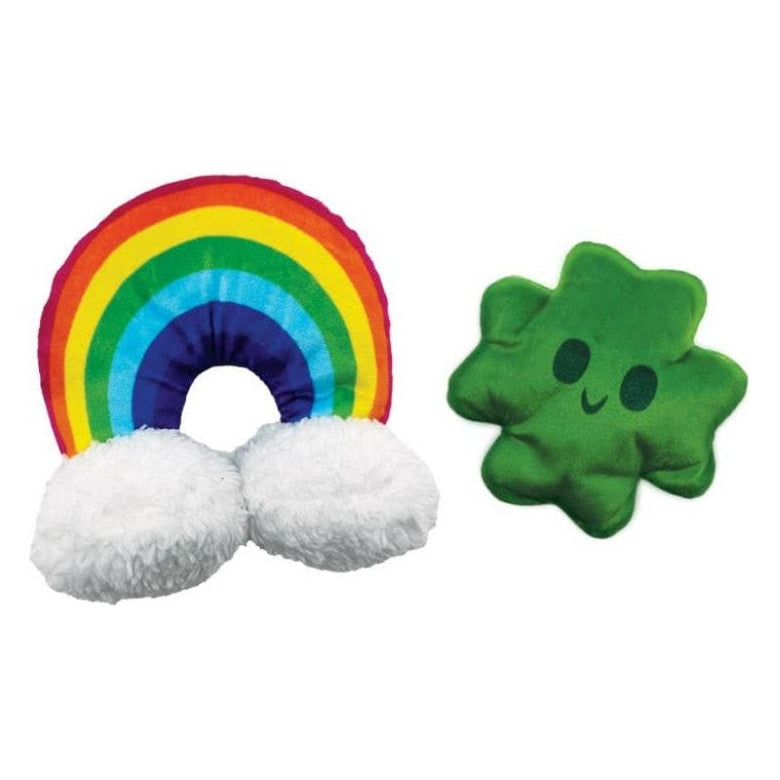 BARK dog toys Puppy Charms St. Patrick's Day Plush Dog Toy Set - 2 Pk