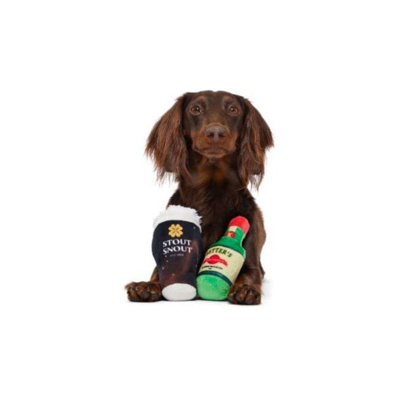 BARK dog toys Wee Nip & Sip St. Patrick's Day Plush Dog Toy Set - 2 Pk