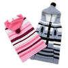 Dogo Pet Fashions Sweaters Uneven Stripe Hoodie Dog Sweater