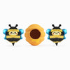 Hugsmart Products Inc Dog Toys Puppy Garden Spring Buzz 'N' Hide Interactive Plush Squeak Dog Toy Set - 3 Pc
