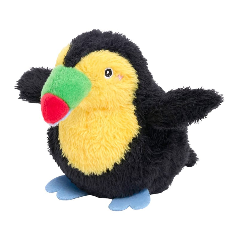 ZippyPaws dog toys Toucan ZippyTuff 2-in-1 Birdiez Ball Plush Dog Toy