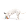 Huxley & Kent Dog Toys Tiny Tuff Equality Rainbow Plush Squeak Bone Dog Toy