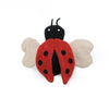 ZippyPaws dog toys EcoZippy Corduroy Critter Ladybug Squeaky Dog Toy