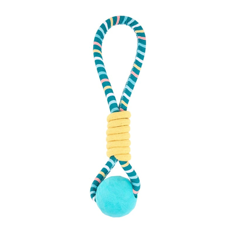 ZippyPaws dog toys Razzle Rope Tugger Ball Dog Toy