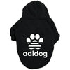 AE - LMDS Dog Apparel Blk / XS Adi-dog Dog Hoodie in Pink or Black