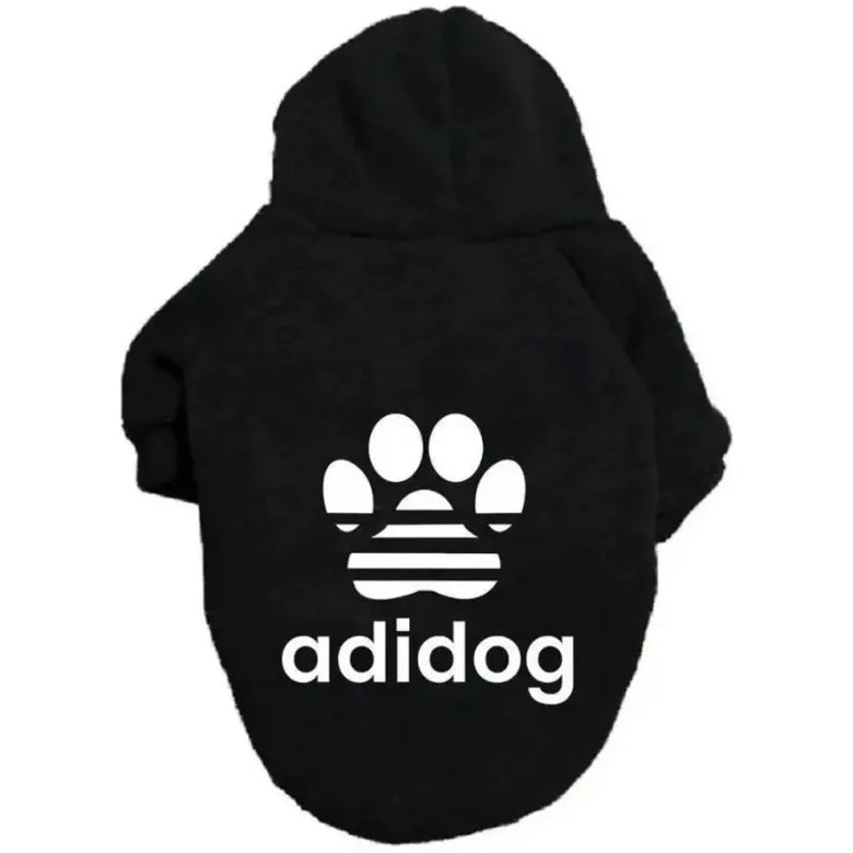 AE - LMDS Dog Apparel Blk / XS Adi-dog Dog Hoodie in Pink or Black