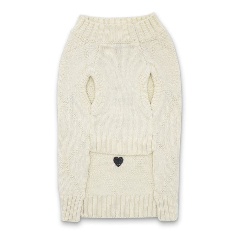 DogoPet.com Sweater Bone Heart Sweater