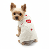 DogoPet.com Sweater Bone Heart Sweater