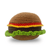 DogoPet.com Crochet Toys Burger Crochet Toy