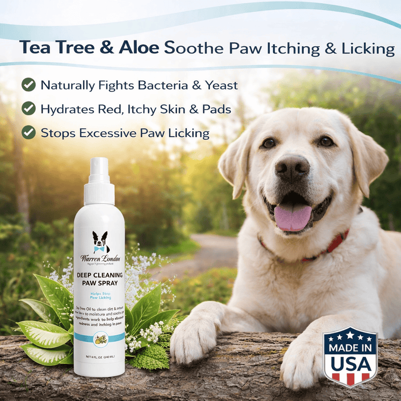 Warren London Spa Product Deep Cleaning Paw Spray for Dogs