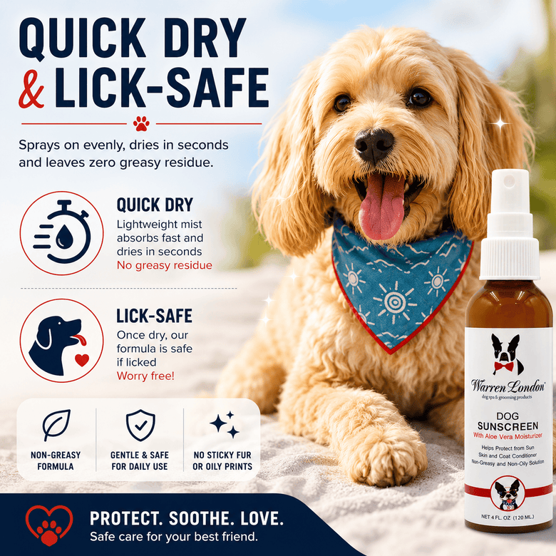Warren London Spa Product Dog Sunscreen With Aloe Vera Moisturizer