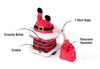 Merry Woofmas Clumsy Claus Christmas Holiday Plush Squeaky Rope Dog Toy