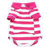 Doggie Design, Inc Collared Shirts Pink / XS Colored Striped 100% Cotton Dog Polo Shirts - 3 Colors