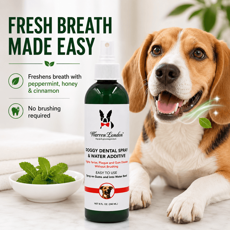 Warren London Spa Product Doggy Dental Spray & Water Additive