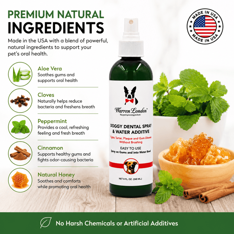 Warren London Spa Product Doggy Dental Spray & Water Additive