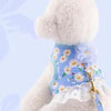 AE-DOGGYZSTYLE Harnesses M / Ylw Spring Lacey Flower Mesh Harness with Matching Leash