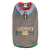 luna blue Tee's LtGR / SM GRRRCI Dog Tank