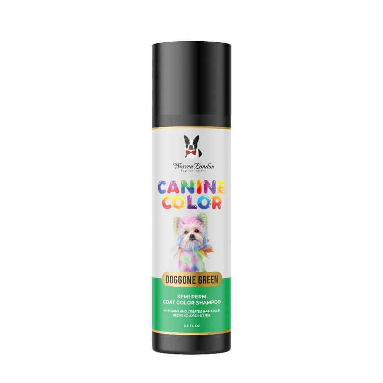 Warren London Spa Product Green Canine Color Semi Perm Coat Color Shampoo for Dogs