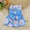 AE-RPDS Dresses XL / Pink Floral Bow Summer Pet Dress