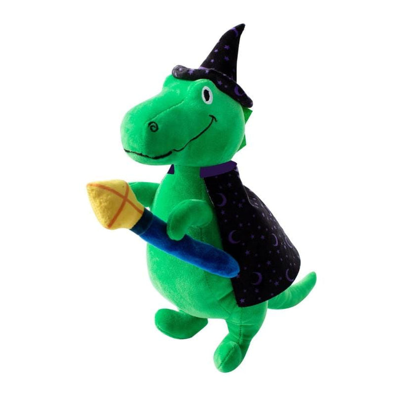 PetShop by Fringe Studio dog toys Spell-A-Saurus Rex Plush Squeak Dog Toy