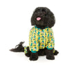 FuzzYard Dog Apparel Sk8ter Gator Plush Green & Yellow Dog Pajamas