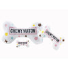 Haute Diggity Dog Toys White Chewy Bone Plush Squeak Dog Toy - 3 Sizes