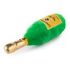 Woof Clicquot Classic Bottle Plush Squeaky Dog Toy