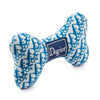 Dog-ior Blue Bone Plush Squeaky Dog Toy - 3 Sizes