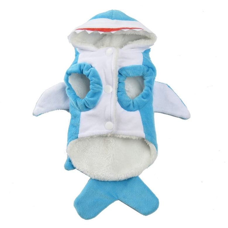 AE-HOLAPET dog apparel Shark Pet Costume