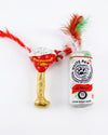 White Paw & Cattini Stocking Stuffers Christmas Holiday Cat Toy Set - 2Pk